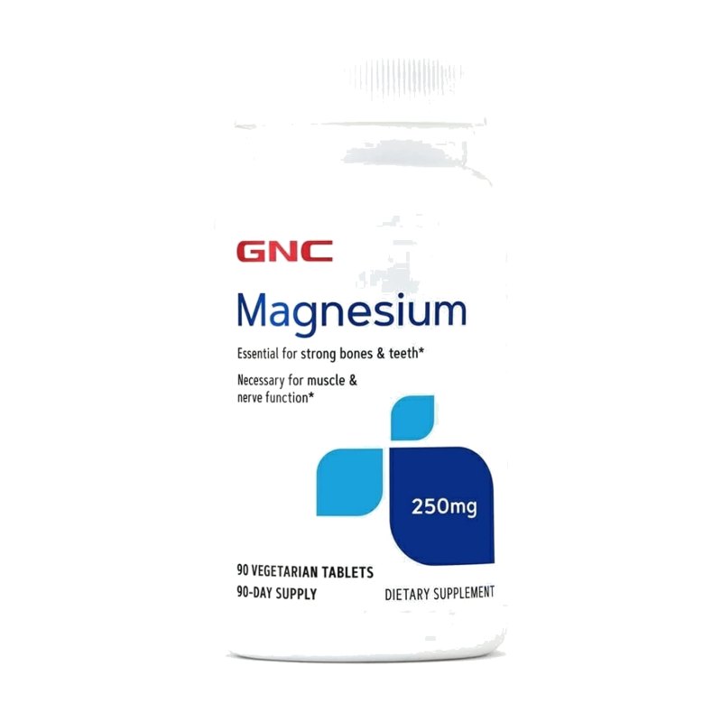 GNC Magnesium 250 mg 90 Tabletas Veg
