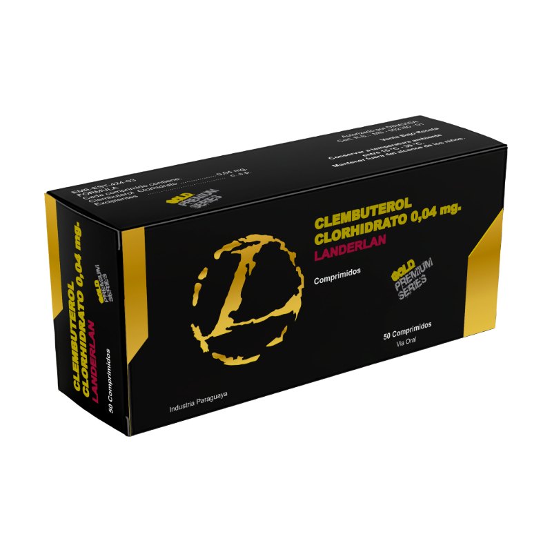 Lander Clembuterol · 40 mcg · 100 Comprimidos
