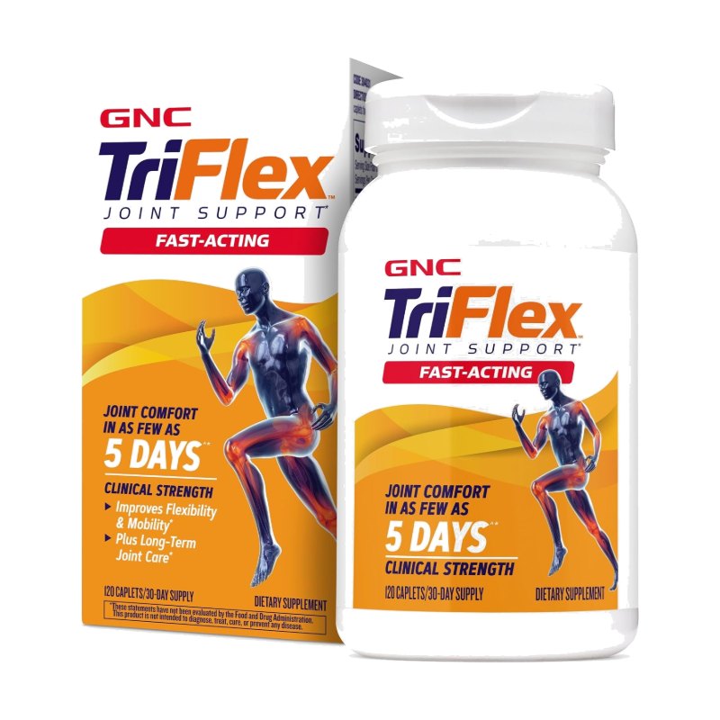 GNC Triflex Joint Support Fast-Acting 120 Caplets 30 Day Supply