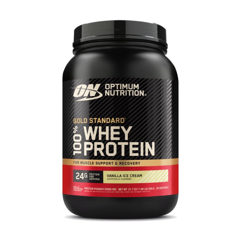 Optimum Nutrition Gold Standard 100% Whey Protein Vainilla Ice Cream 899g 29 Servings