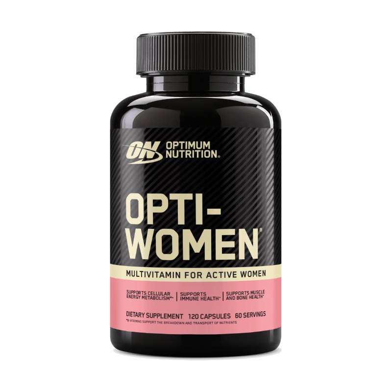 Optimum Nutrition Optiwomen Multivitamin for Active Women 120 Capsules 60 Servings