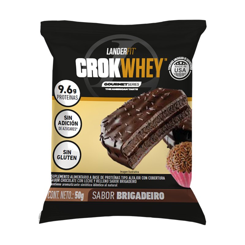 Landerfit Crokwhey Sabor Brigadeiro