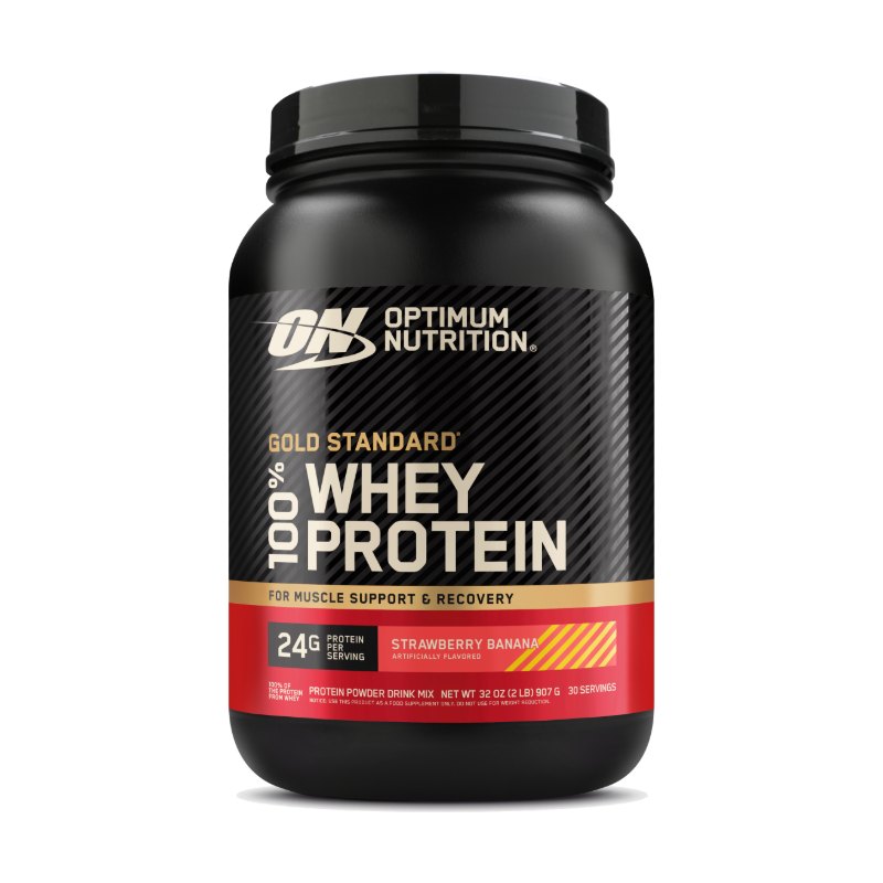 Optimum Nutrition Gold Standard 100 Whey Protein Strawberry Banana 907g 30 Servings