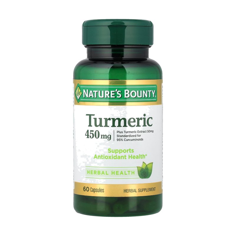 Nature's Bounty Turmeric 450 mg · 60 Capsules
