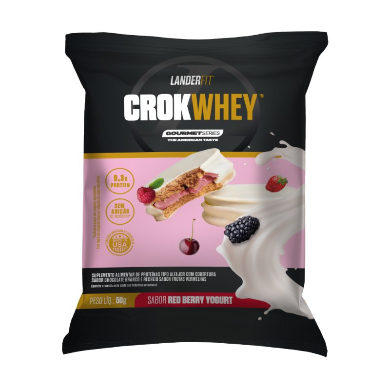Landerfit Crokwhey Sabor Red Berry Yogur