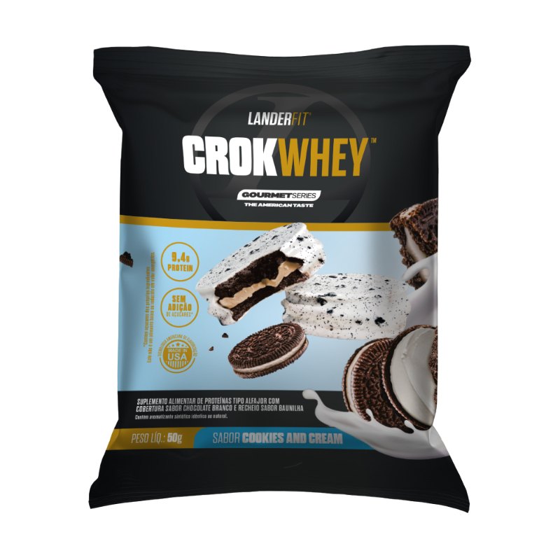 Landerfit Crokwhey Sabor Cookies and Cream