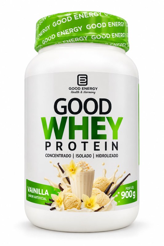 Good Energy Good Whey Protein Vainilla Icecream 900g