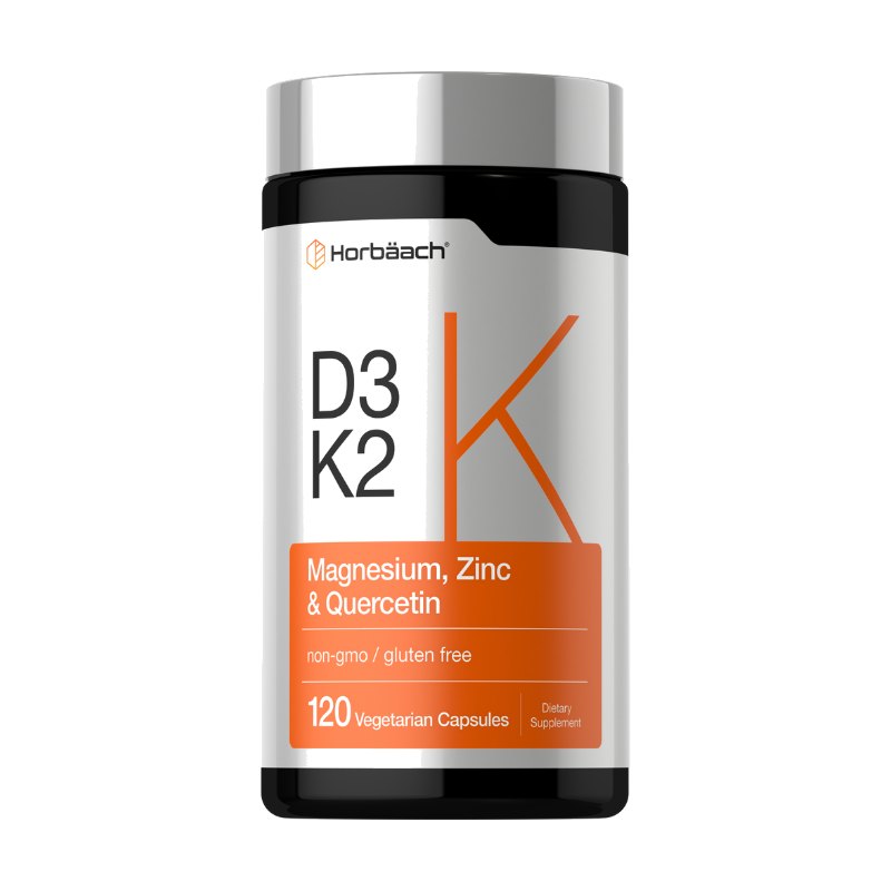 Horbäach Vitamin D3 + K2 · 120 Capsules