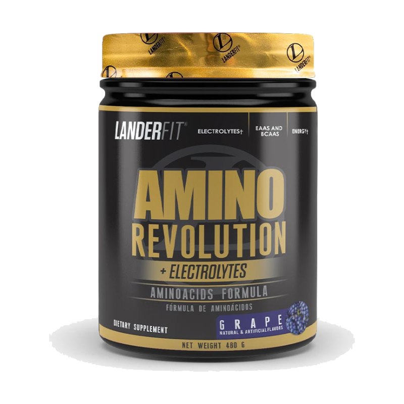 Landerfit Amino Revolution + Electrolytes Grape 480g