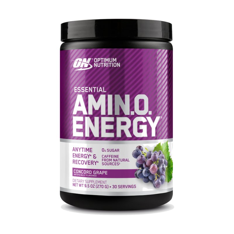Optimum Nutrition Essential Amino Energy Concord Grape 270g + 30 Servings