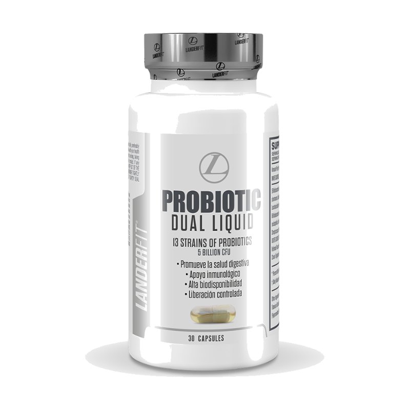 Landerfit Probiotic Dual Liquid 30 Capsules