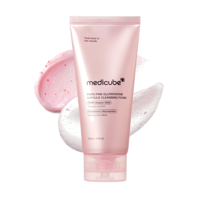 Medicube PDRN Pink Glutathione Capsule Cleansing Foam 120 g