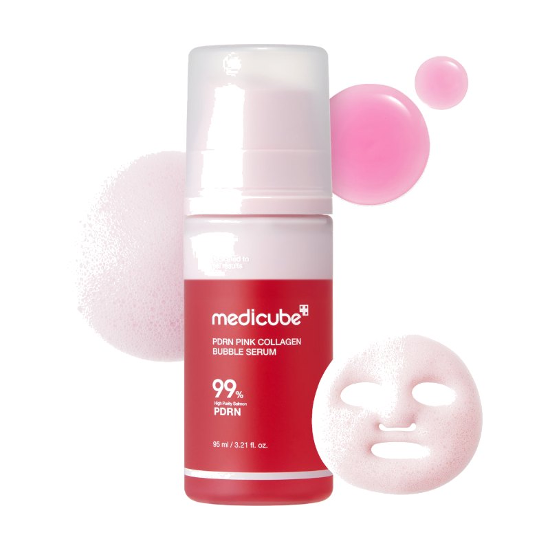 Medicube PDRN Pink Collagen Bubble Serum