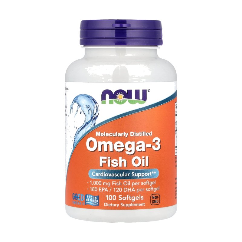 NOW Foods OMEGA-3 1,000 mg · 60 Tablets
